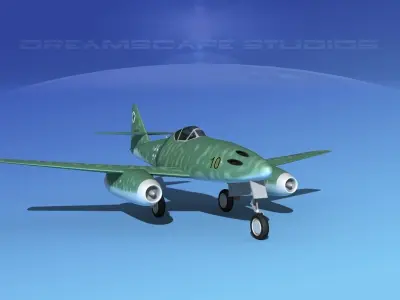 Messerschmitt ME-262A1 Swallow V09 3D model