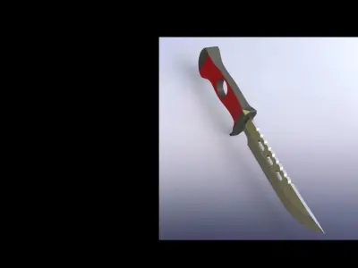 Knife Columbia 3D model