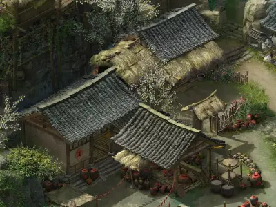 History-Historic Site-Tianlufang 12 3D model