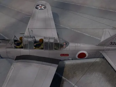 North American O-47 3D model