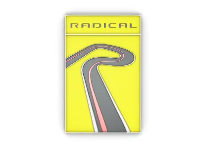 Radical logo 3D model