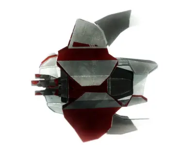 Drone 04 Sci-fi low poly Low-poly 3D model