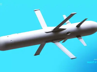 MAST-F Missile 3D Model 3D model purchase