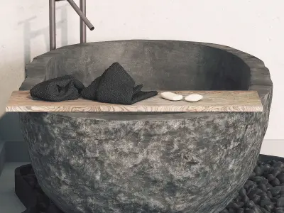Bath stone 3D model