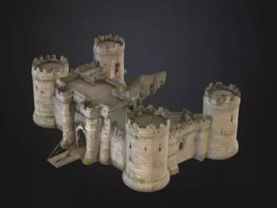 Medieval Fortress 3D print model