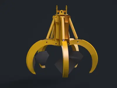 SCRAP METAL GRABBER RIGGING 3D model