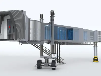 Airport Passenger Bridge Jetway 3D model