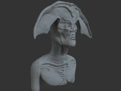 NLO bust 3D model