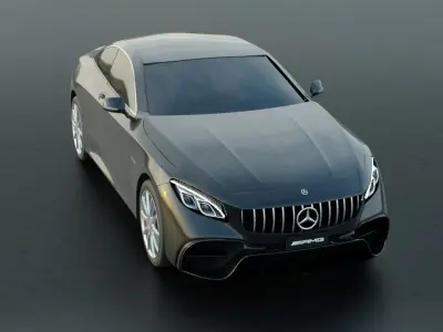 Mercedes Benz S Class 2019 S63 AMG Coupe Free 3D model