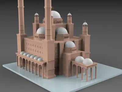 Mohamed Ali Mosque 3D Model 3D print model
