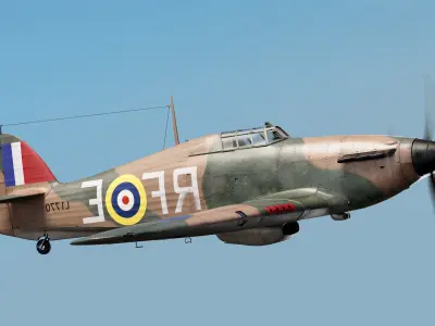 Hawker Hurricane MkI  3D model