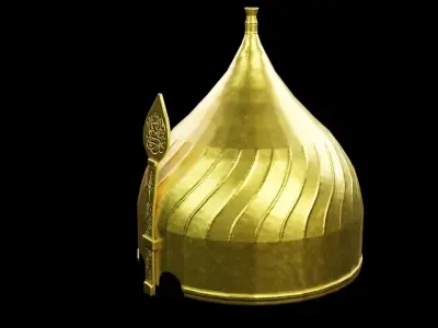 Ottoman Turban Helmet Low-poly 3D model