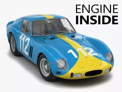 Ferrari 250 GTO - 3445GT - Complete 3D model