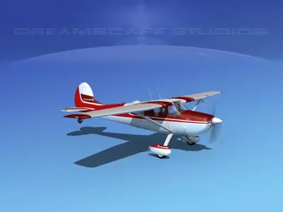 Cessna 170 V03 3D model