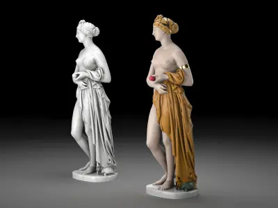 Venus Verticordia collection Low-poly 3D model