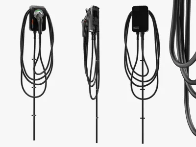 ChargePoint EV Charging Station 3D model