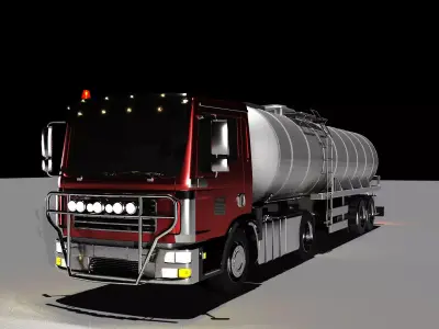 Oil Tank Truk 3D model