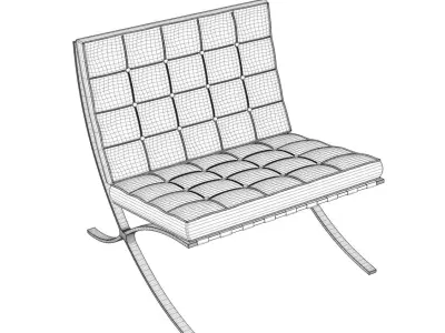Barcelona chair Free 3D model