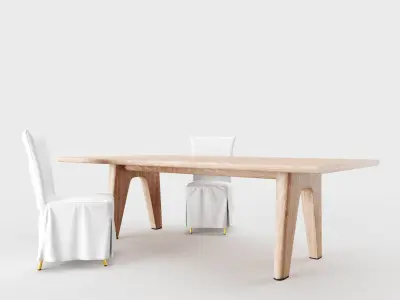 Monreale table Free 3D model