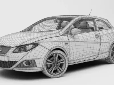 Seat Ibiza 3D model