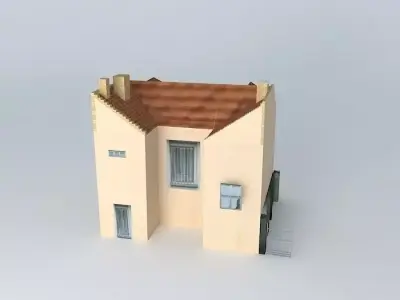 Globtouriroda wooden house Free 3D model