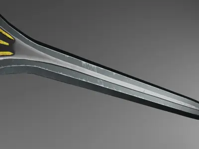 sword of life Low-poly 3D model