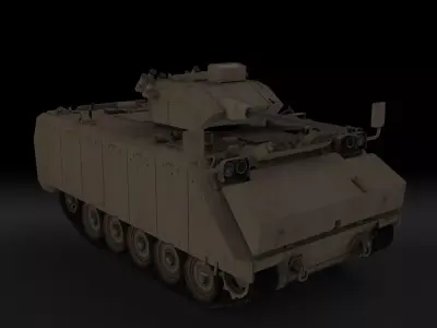 FNSS M113A4 Low-poly 3D model