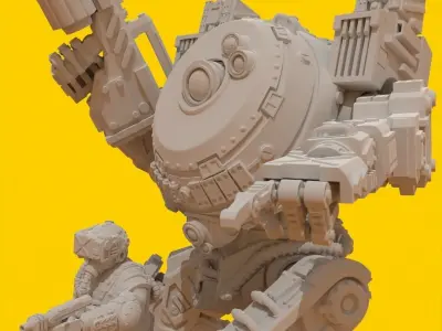 Jotunn Mech 3D print model