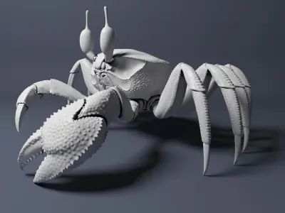 Ghost Crab High Poly 3D model