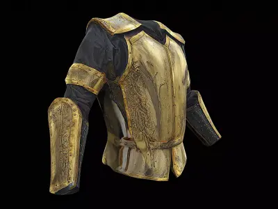 Golden Armor 3D model