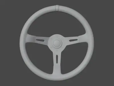 Momo Mod 08 Racing Steering wheels  Low-poly 3D model