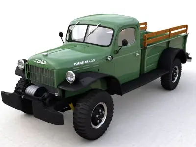 DODGE POWER WAGON 1946 3D model