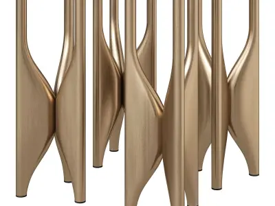 Plumeria tables by Kifu Paris 3D model