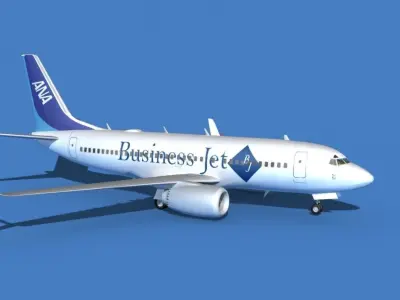 Boeing 737 MAX 7 ANA Business Jet 3D model
