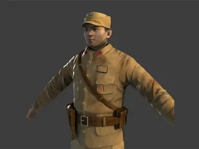 The kuomintang  the eighth route army the new fourth army 3D model