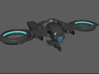 Falcon Drone 3D model