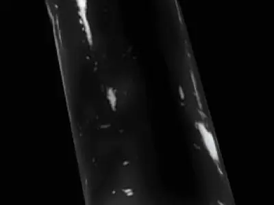 Bottle 3d Empty Plastic with natural texture Free 3D model