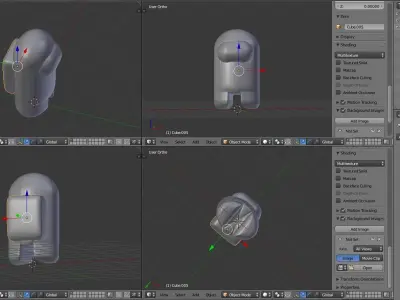 Among Us Player and Platform 3D model