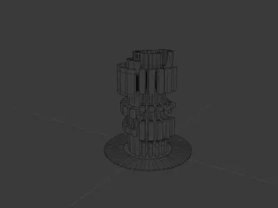 Kozara Monument 3D model