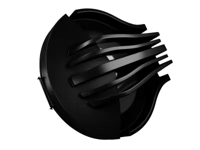 Valve for Masks with filters Low-poly 3D model