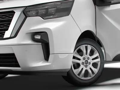 Nissan Primastar Van L2H1 HQInterior 2026 3D model