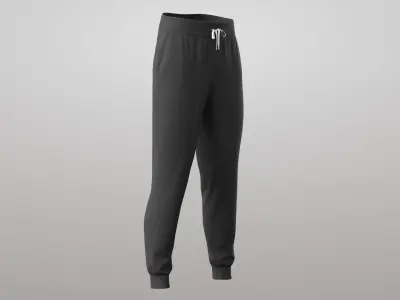 Sports Pants Male 01v PBR 3D model