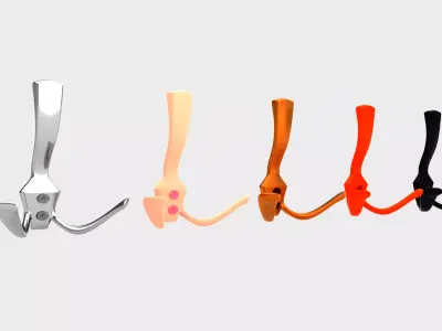 Coat Hooker Free 3D model