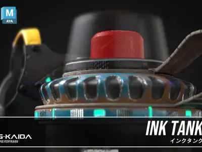 Prop - Weapon - Ink Tank 3D model