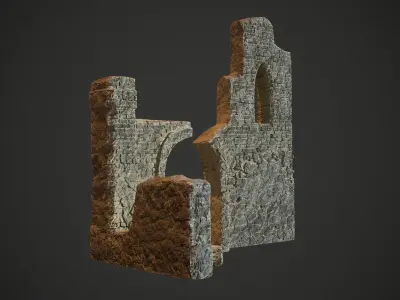 Castle Ruins 3D model