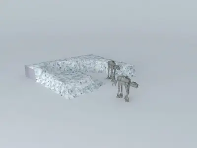 Star Wars - Hoth imperial troop Free 3D model