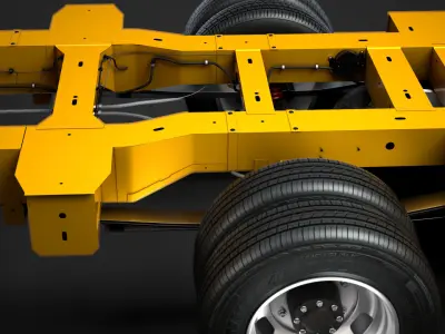 Opel Movano SingleCab DW E20 Chassis 2014 3D model