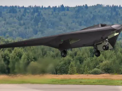 Sukhoi S-70 Hunter in Future 3D model