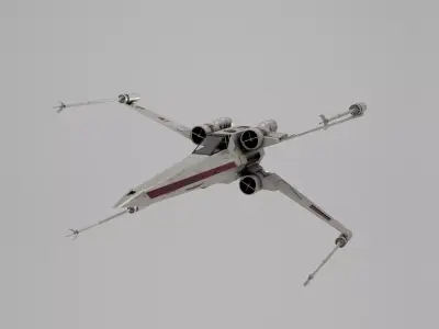 X-Wing 3D model
