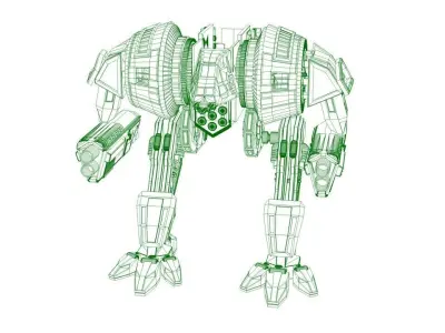 3D Robot model lego star wars 3D model